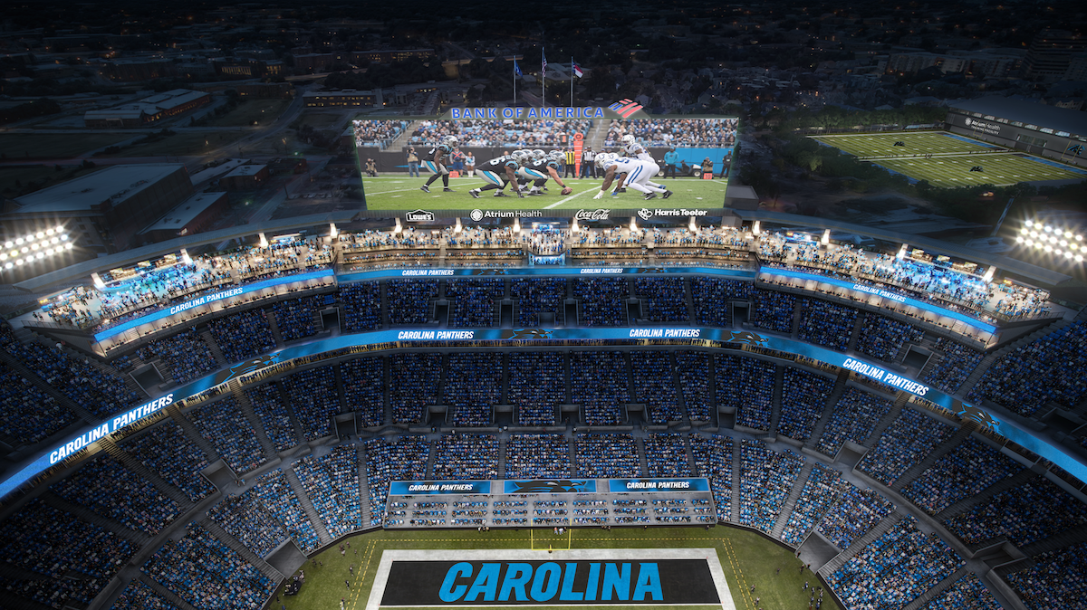 Panthers add cash, Bank of America Stadium renovation plans now total $1.3 billion